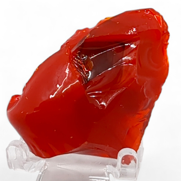 Amberina and Ruby Swirl Slag Art Glass Cullet #4S54 - Picture 4 of 6